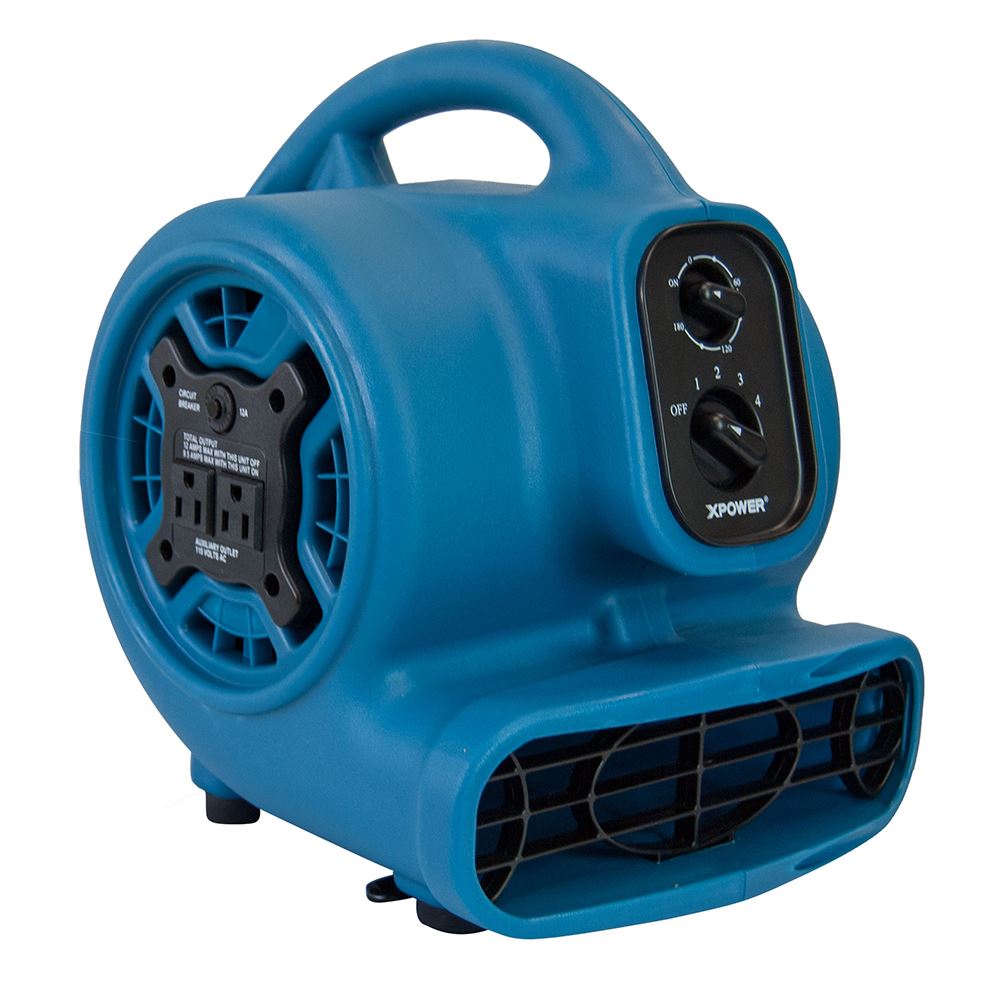 XPOWER Freshen Aire P-260AT 1/5 HP 4 Speed Scented Air Mover with Daisy Chain